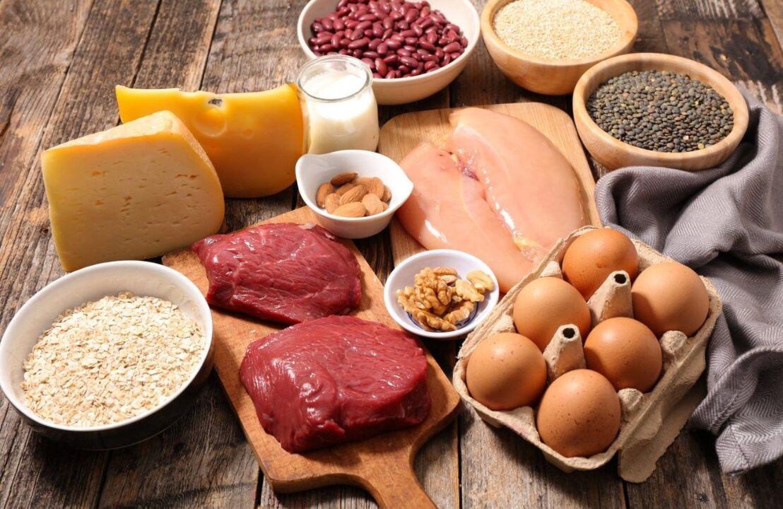 proteina-dieta batean onartzen diren elikagaiak